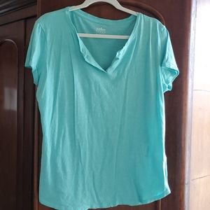 Soho xxl blue/green Hampton short sleeved tee